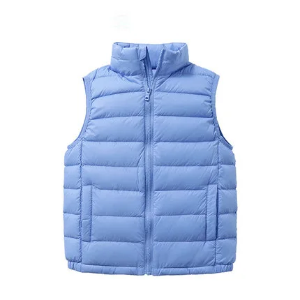 Kids Vest Coat Autumn Winter U - Down Vest Ultralight recension och pris
